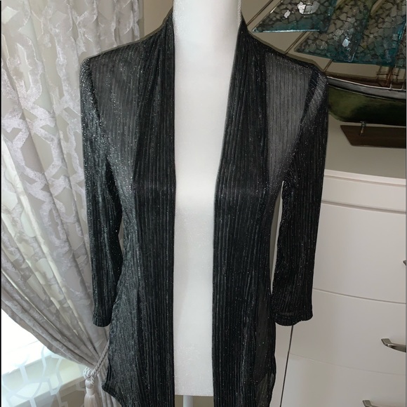 Connected apparel sheer light sparkling blazer - Picture 2 of 7